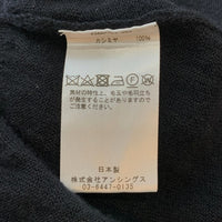 A.PRESSE for everyone アプレッセ エブリワン 23AW Cashmere CrewNeck Sweater カシミヤ クルーネックセーター 23AAP-03-30H ブラック Size M 福生店