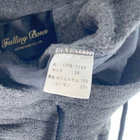 Falling Bones フォーリングボーンズ フリース イージーパンツ チャコールグレー Size 38 福生店