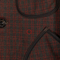 FREEWHEELERS フリーホイーラーズ BUBO SPORTS TOGS チェック柄 ハンティングジャケット リブ レッド Size 38 福生店