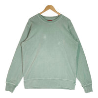 Supreme シュプリーム 17SS Overdyed Crewneck Sweatshirt オーバーダイ クルーネックスウェット 袖ロゴ刺繍 グリーン sizeXL 瑞穂店