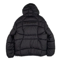 SUPREME シュプリーム 21AW Warp Hooded Puffy Jacket ワープ フード パフィージャケット 中綿 ブラック Size M 福生店