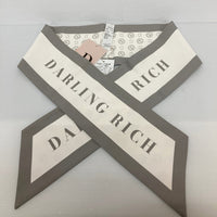 Darich ダーリッチ タグ付き マリンロゴマルチスカーフ グレー 瑞穂店