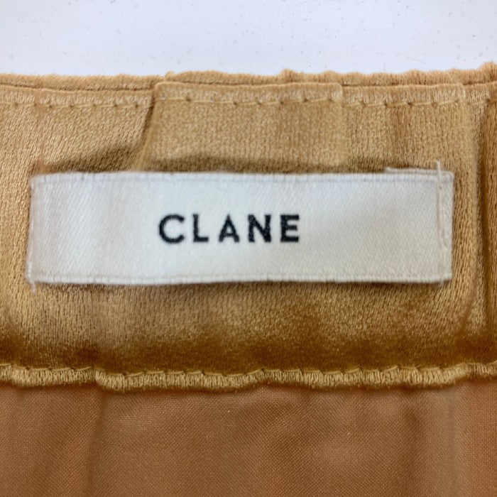 CLANE クラネ 11109-6052 チューリップラインスカート 21SS ロングスカート ゴールド size2 瑞穂店