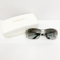 VERSACE ベルサーチ ヴェルサーチ MOD2059-B 1000/8G 74□13 115 3N サングラス 小物 グレーグラデーション ケース付き シルバー 瑞穂店