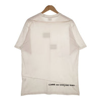 SUPREME シュプリーム 18AW COMME des GARCONS SHIRT コムデギャルソンシャツ Split Box Logo Tee スプリット ボックスロゴ Tシャツ ホワイト Size L 福生店
