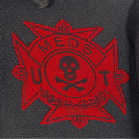 50's DUBBULE WARE ダブルウェア ウィップコードジャケット ブランケット 後付ワッペン 棒TALON チャコール Size M相当 福生店