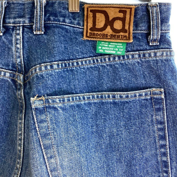 DROORS DENIM ドロアーズ デニム ワイドパンツ インディゴ sizeW36