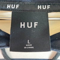 HUF ハフ パーカー ボーダー オフホワイト sizeL 瑞穂店
