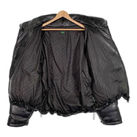 A FEW GOOD KIDS アフューグッドキッズ Logo Puffer Jacket サークルロゴ フェイクレザー パファージャケット ブラック Size XL 福生店