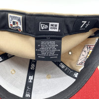 New Era ニューエラ LA Dodgers ドジャース 59FIFTY 50周年記念ワッペン ベージュ Size 7 1/2(59.6cm) 福生店