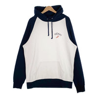 NOAH ノア 2Tone Parka 2トーン プルオーバースウェットパーカー ホワイト ネイビー Size XL 福生店