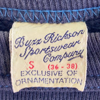 BUZZ RICKSON'S バズリクソンズ BR64678 THE HAWKS プリントスウェット ネイビー sizeS 瑞穂店