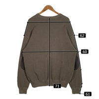 crepuscule クレプスキュール 鹿の子 クルーネックカットソー エルボーパッチ 日本製 グレー Size 2 福生店