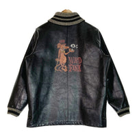WEIRDO ウィアード レザーファラオジャケット WRD-13-AW-01 ハンドペイント フィンクス ブラック sizeL 瑞穂店