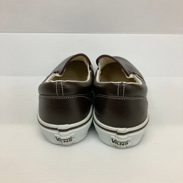 VANS バンズ slip-on スリッポン レザー V98LCL ブラウン size27.5cm 瑞穂店