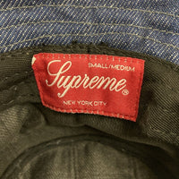 Supreme シュプリーム 23SS Frayed Patchwork Denim Crusher フレイド パッチワーク デニム クラッシャー バケットハット インディゴ 瑞穂店