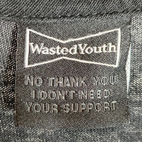 WASTED YOUTH × AFTERBASE ウェイステッドユース × アフターベース DRUNK TEE Tシャツ ブラック sizeM 瑞穂店