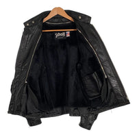 Schott ショット Lot641 レザーシングルライダースジャケット ブラック ライナー有 Size 40 福生店