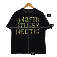 UNDEFEATED アンディーフィーテッド STUSSY ステューシー HECTIC ヘクティク プリント Tシャツ ブラック Size M 福生店