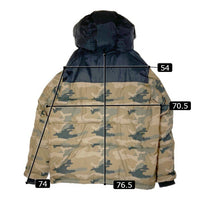 RVCA ルーカ BB042767 CRUCIAL PUFFER HD JACKET 中綿ジャケット カモフラ カーキ sizeXL 瑞穂店
