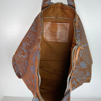 vivienne westwood ヴィヴィアン ウエストウッド フロッキープリント トートバッグ 花柄ブロケード 15-13-992007-00 ブラウン 瑞穂店