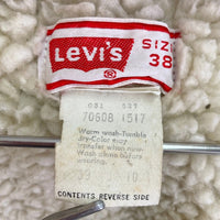 LEVI’S リーバイス 70608-1517 70's-80's USA製 裏ボア コーデュロイジャケット ネイビー size38 瑞穂店