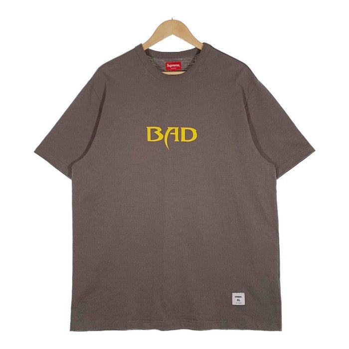 SUPREME シュプリーム 22SS BAD S/S Top バッド プリント Tシャツ チャコール Size XL 福生店