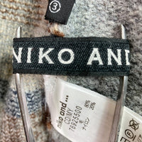 PENDLETON × niko and... 76925500 別注 ペンドルトンコラボ ニコアンド Vロングカーディガン ウール グレー sizeM 瑞穂店