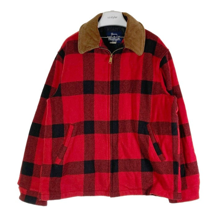 Woolrich ウールリッチ 16017 ブロックチェック メルトン ウールジャケット USA製 レッド sizeL 瑞穂店 –  GolRagオンラインショップ