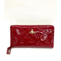 Vivienne Westwood ヴィヴィアンウエストウッド 55VV310 長財布 エナメル オーブ ラウンドファスナー レッド 瑞穂店