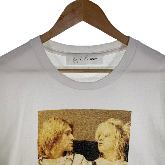 Kenji Kubo ケンジクボ KURT COBAIN PHOTO カートコバーン フォト Tシャツ ホワイト Size L 福生店