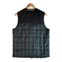 BEAMS GOLF ビームス ゴルフ F3中綿ベスト 82-06-0027-887 チェック グリーン sizeM 瑞穂店