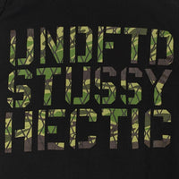 UNDEFEATED アンディーフィーテッド STUSSY ステューシー HECTIC ヘクティク プリント Tシャツ ブラック Size M 福生店