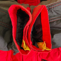 THE NORTH FACE ノースフェイス TNF-611 TNF-605 90s SKIWEAR スキーウェア 上下セット レッド sizeL 瑞穂店