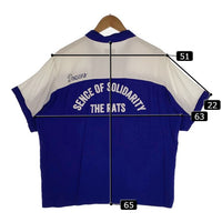 RATS ラッツ BOWLING SHIRT ボーリングシャツ レーヨン リネン ブルー Size XL 福生店