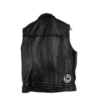 VANSON バンソン レザートラッカージャケット ベストカスタム ブラック Size 42 福生店