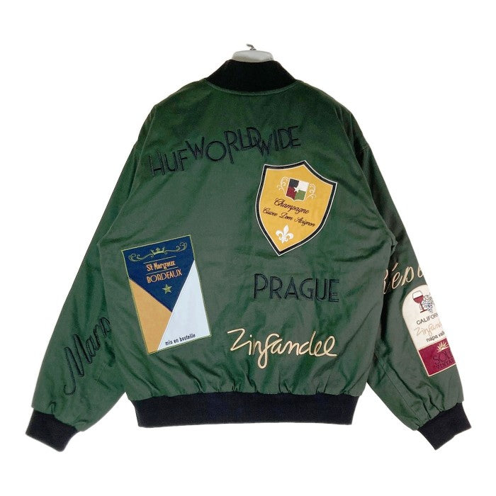 HUF ハフ STRATFORD TOUR JACKET JK00408 23AW ストラトフォード ツアー ジャケット グリーン sizeM 瑞穂店