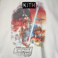 KITH キス 21AW STAR WARS スターウォーズ Empire Crewneck スウェットクルーネック トレーナー ホワイト Size L 福生店
