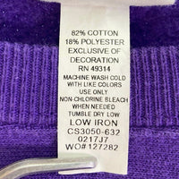 Champion チャンピオン REVERSE WEAVE リバースウィーブ 復刻 NYU サークルプリント スウェット トレーナー パープル size2XL 瑞穂店
