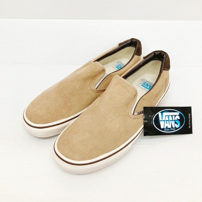 VANS バンズ V98CDR slip on スリッポン コーデュロイ ベージュ size27.5cm 瑞穂店