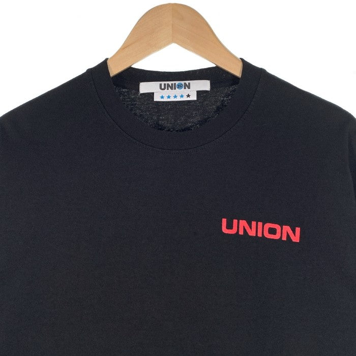 UNION ユニオン 21SS NOAH ノア Big Logo Lock-up Tee ビッグロゴ ロックアップ 30周年 ブラック Size XL  福生店