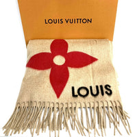 LOUIS VUITTON ルイヴィトン エシャルプ・ジ アルティメット M76382 マフラー ストール ベージュ 瑞穂店