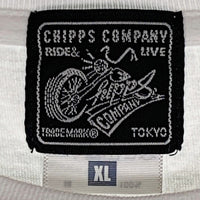 CHIPPS COMPANY チップスカンパニー プリント Tシャツ ホワイト Size XL 福生店