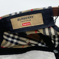 SUPREME シュプリーム 22SS BURBERRY バーバリー Denim 6 Panel デニム6パネル キャップ ベージュ 福生店