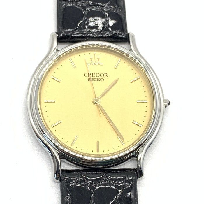 セイコー 8J81-6B00 クレドール クォーツ 腕時計 ベルト - 時計