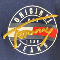 TOMMY JENES トミージーンズ パーカーワンピース 前後サークルプリント ネイビー sizeXS 瑞穂店