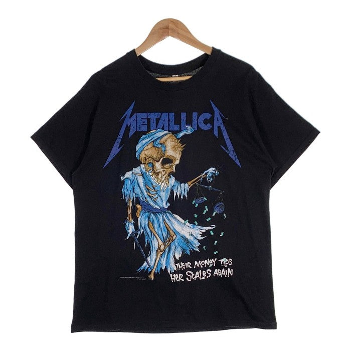 METALLICA メタリカ パスヘッド プリントTシャツ ブラック 2016コピーライト Size L 福生店