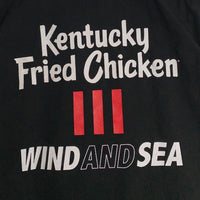 WIND AND SEA ウィンダンシー 22SS COLONEL T-SHIRT KFC ケンタッキーフライドチキン プリントTシャツ ブラック Size M 福生店