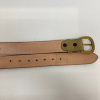 FUNNY ファニー エレファント レザー ベルト (穴2つ追加開け)ベージュ系 size34/85 瑞穂店