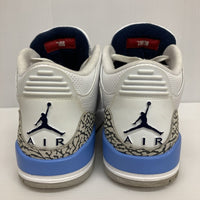 NIKE ナイキ AIR JORDAN 3 RETRO エアジョーダン 3 レトロ スニーカー CT8532-104 UNC ホワイト・バローブルー size27.5cm 瑞穂店